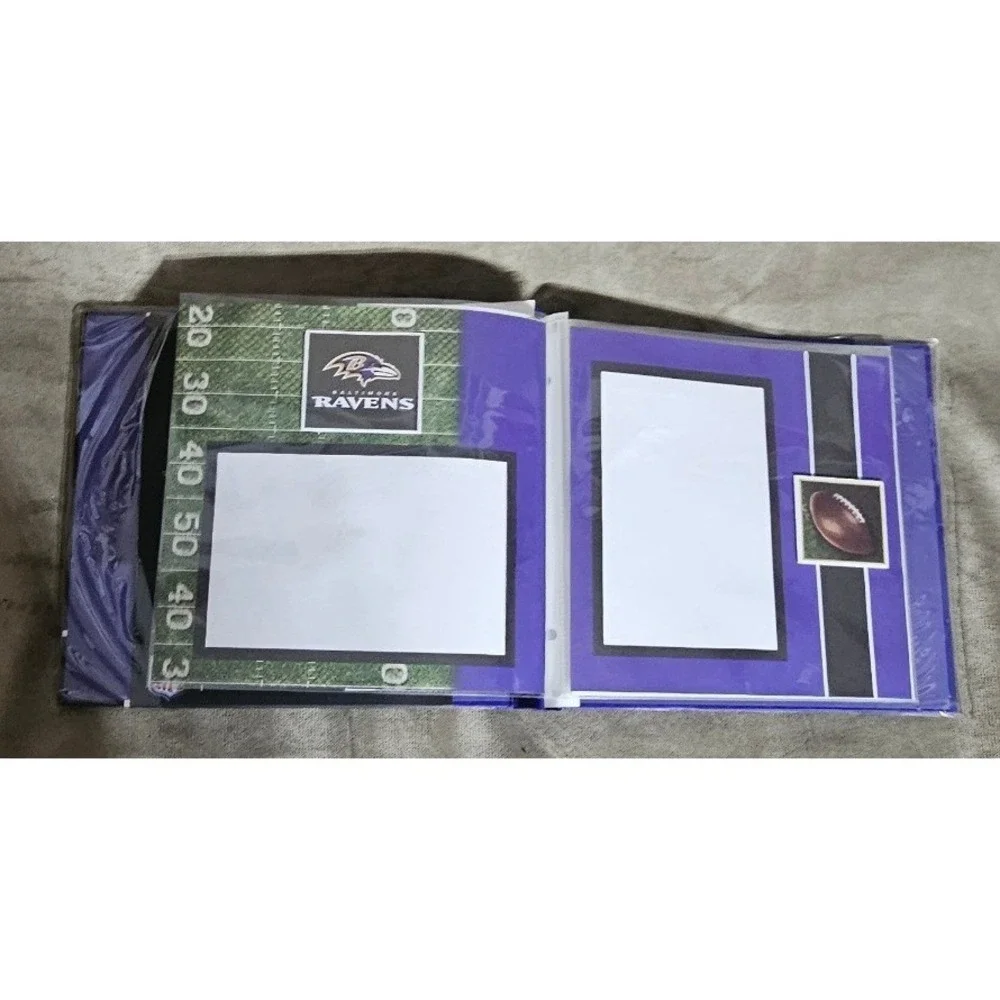 NFL Baltimore Ravens Scrapbook Complete Kit 8x8 12 Pages C.R. Gibson New